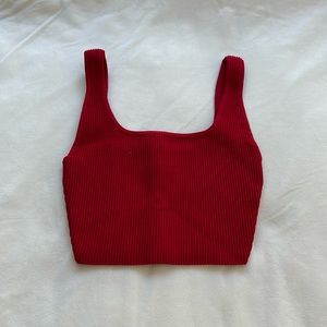 Aritzia Ribbed Crop Top